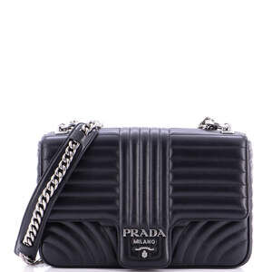 Prada Chain Flap Shoulder Bag Diagramme #220760P19B